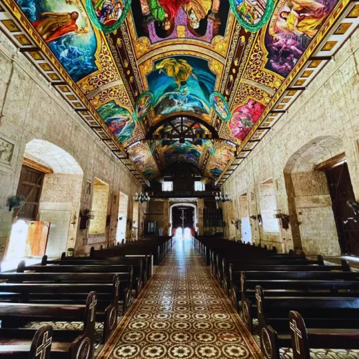 TravelToPH - Экскурсии / Туры - Вариант A - Утренний круиз по островам + дневная экскурсия по городу: остров Вирджин - остров Хилантагаан - Церковь Святого Петра Апостола - пещера Огтонг - пляж Кота | VB-OAMIHALTVIHILSPAPOCKB-D1