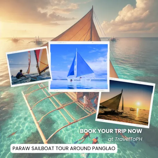 TravelToPH - Экскурсии / Туры - Тур на парусной лодке Paraw вокруг Панглао | VB-PSTAP-D1