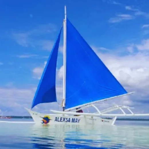 TravelToPH - Экскурсии / Туры - Тур на парусной лодке Paraw вокруг Панглао | VB-PSTAP-D1