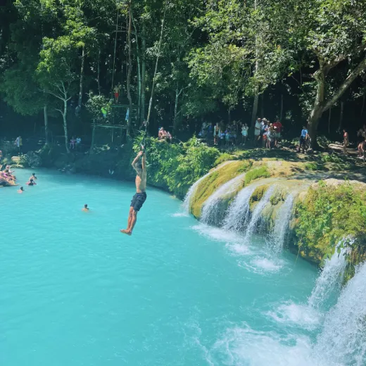 TravelToPH - Экскурсии / Туры - Водопады Камбугахай - водопады Лагаан - приключение на реке Кабугсаян у водопадов Кабугсаян | VS-CFLFCRACF-D1