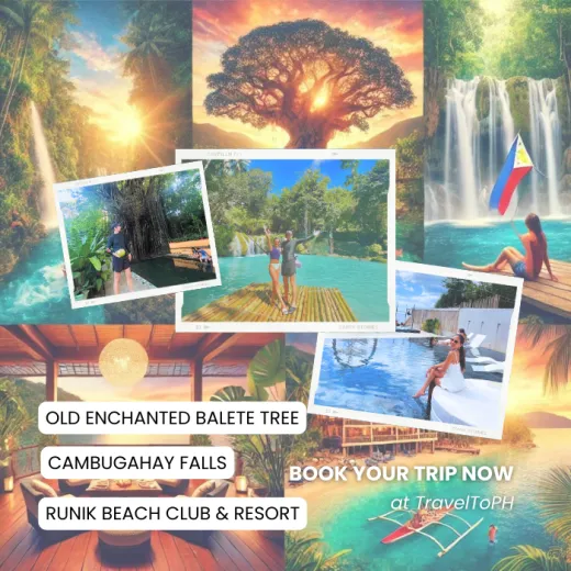 TravelToPH - Экскурсии / Туры - Водопады Камбугахай - старое зачарованное дерево Балете - пляжный клуб и курорт RUNIK | VS-CFOEBTRBCR-D1 TravelToPH - Экскурсии / Туры - Водопады Камбугахай - старое зачарованное дерево Балете - пляжный клуб и курорт RUNIK | VS-CFOEBTRBCR-D1