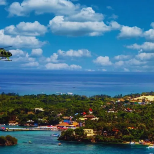 TravelToPH - Экскурсии / Туры - 15-минутный полет на вертолете вокруг Боркая: полет над пляжем Булабог - пляжем Пука - пляжем Динивид и Белым пляжем | VB-15MHFOBBPBDWB-D1